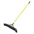 Rubbermaid Commercial Maximizer Push-to-Center Broom, 36", Polyprop Bristles, Yellow/Black 2018728